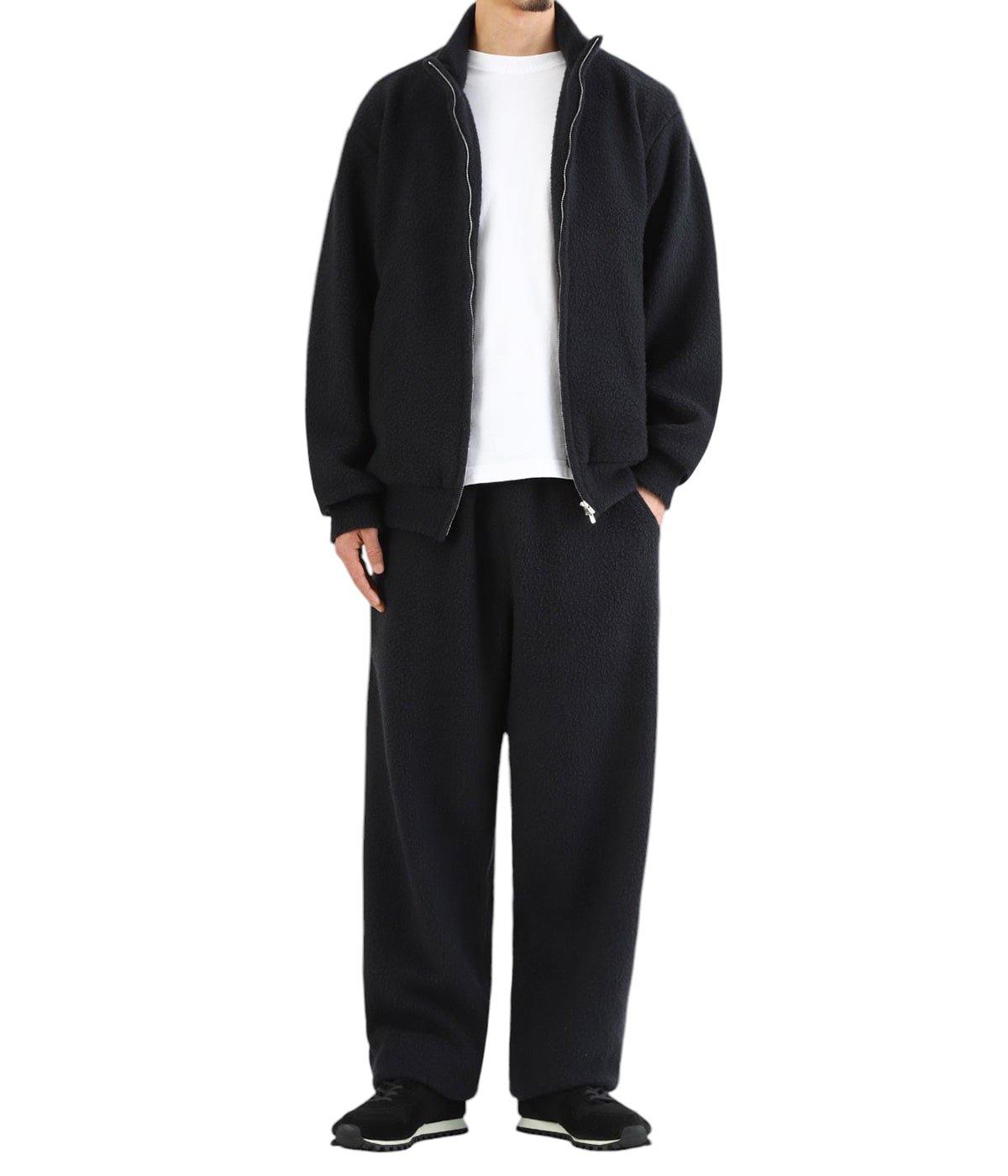 WOOL SUPER140's FLEECE TRACK JACKET | GOLD(ゴールド) / アウター