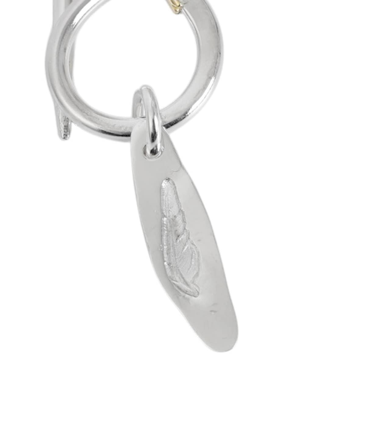 EAGLE HEAD KEY RING (18K GOLD ACCENT) | LARRY SMITH(ラリースミス