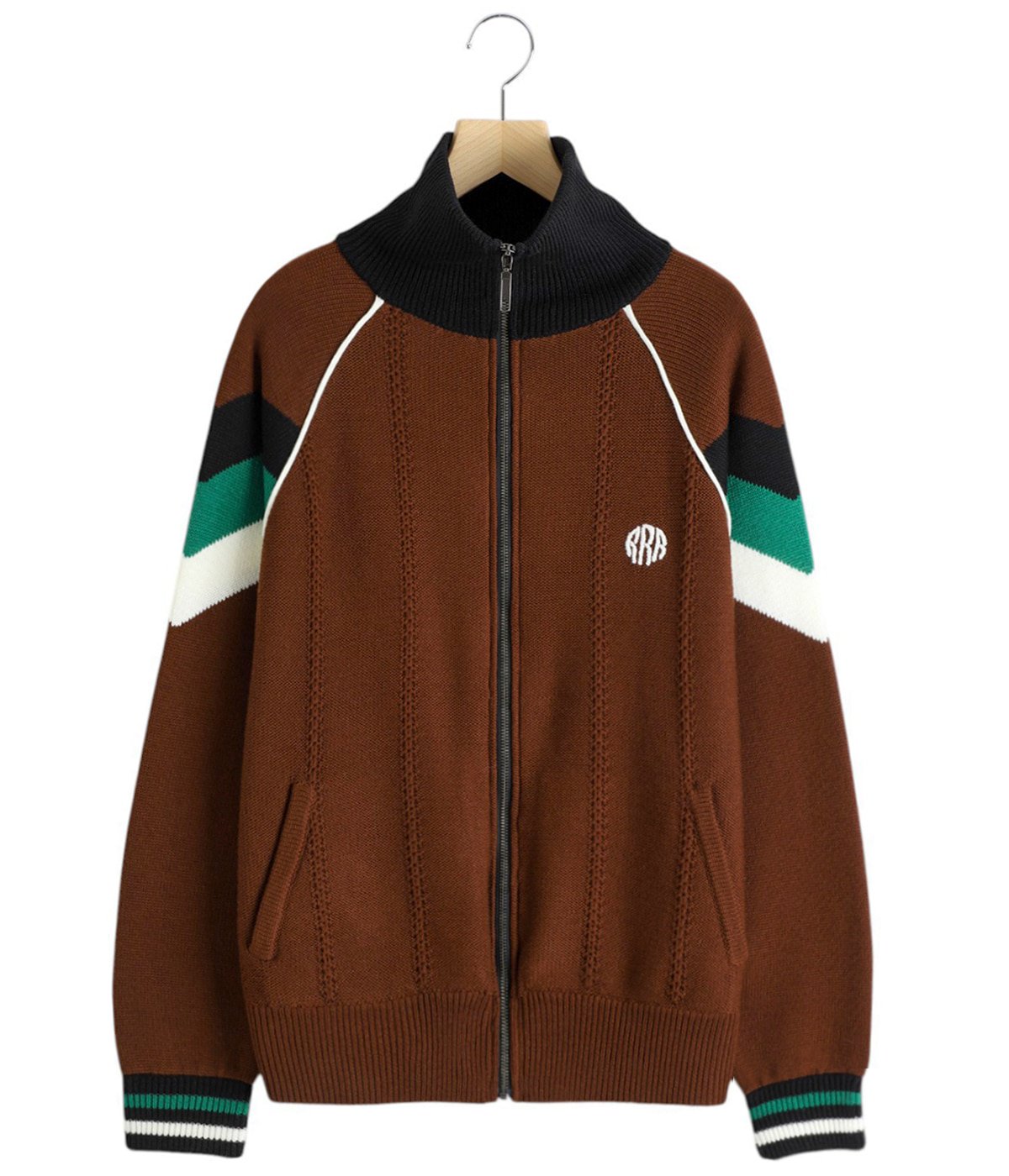 KNITTED TRACK JACKET | RICE NINE TEN(ライス ナイン テン