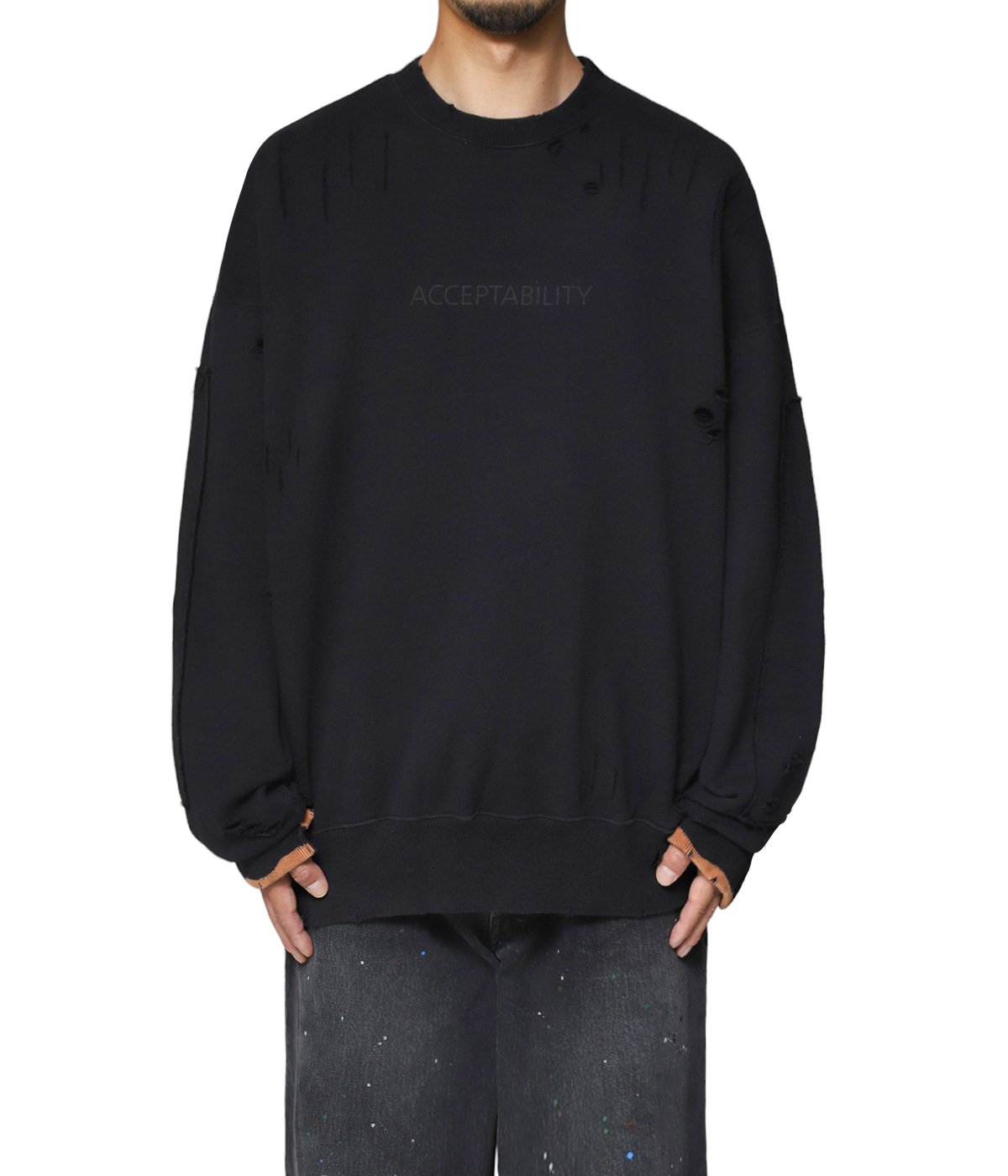 OVERSIZED REBUILD SWEAT LS | ssstein(シュタイン) / トップス