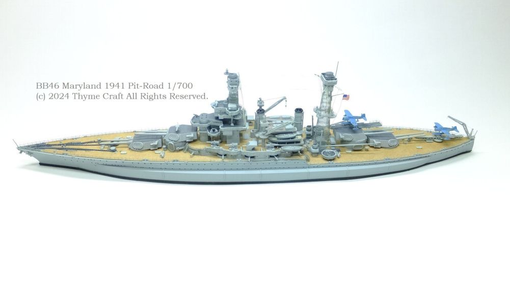 USS BB46 Maryland 1941 アメリカ海軍戦艦 メリーランド | タイム