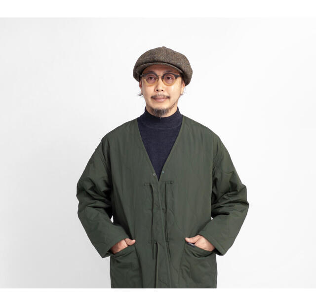 HIGHER ハイヤー ハリスツイード ウールヘリンボーン キャスケット