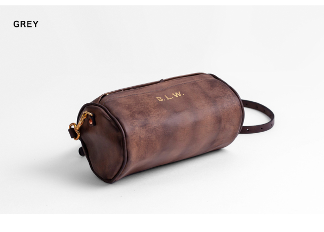 VASCO ヴァスコ レザー オールド ドラムバッグ ショルダーバッグ ミニ