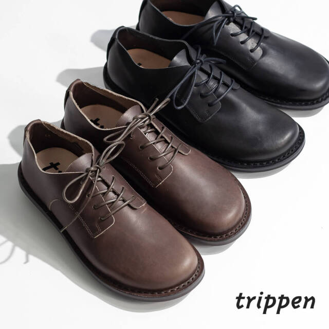 trippen トリッペン ERNIE アーニー レースアップレザーシューズ メンズ
