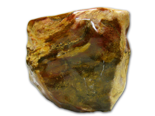 羽茂五色石 磨き 景石 鑑賞石 水石 【商品番号：m-ni135】