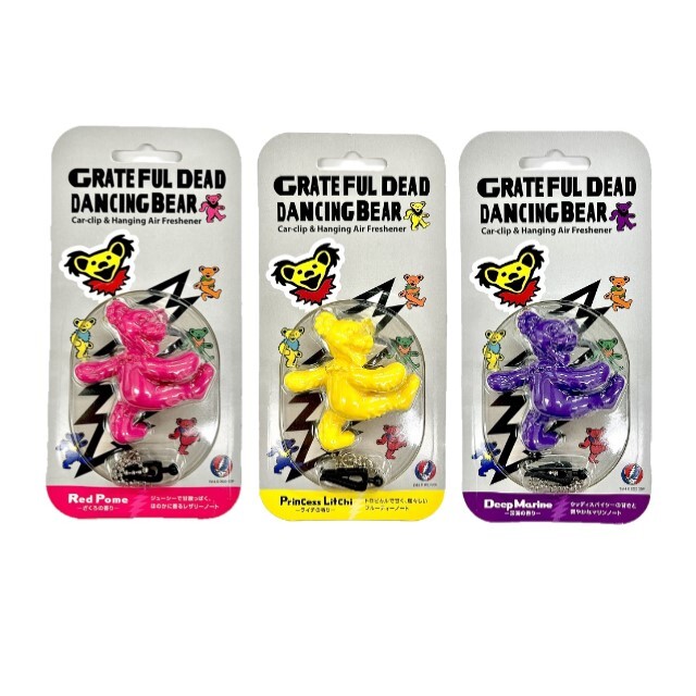 GRATEFUL DEAD ,AIR FRESHNER, 芳香剤, グレイトフルデッド,デッドベア