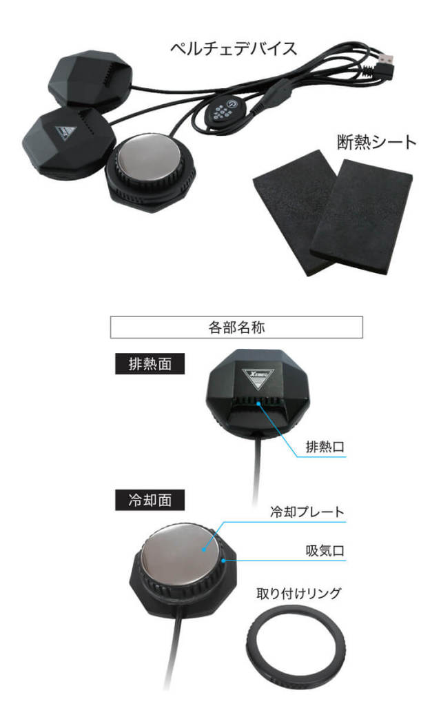 ペルチェ冷却ベストセット(バッテリーなし) 33002 ジーベック XEBEC