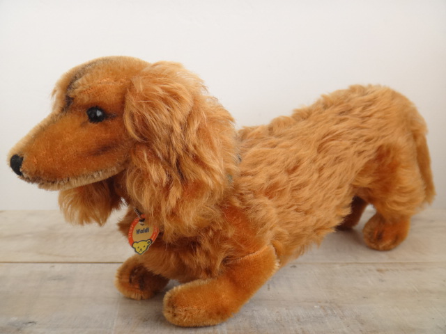 アンティーク シュタイフ ダックスフント Steiff Waldi 17cmサイズ