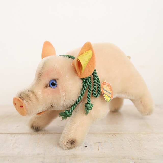 アンティーク シュタイフ ブタ Steiff Jolanthe 10cm