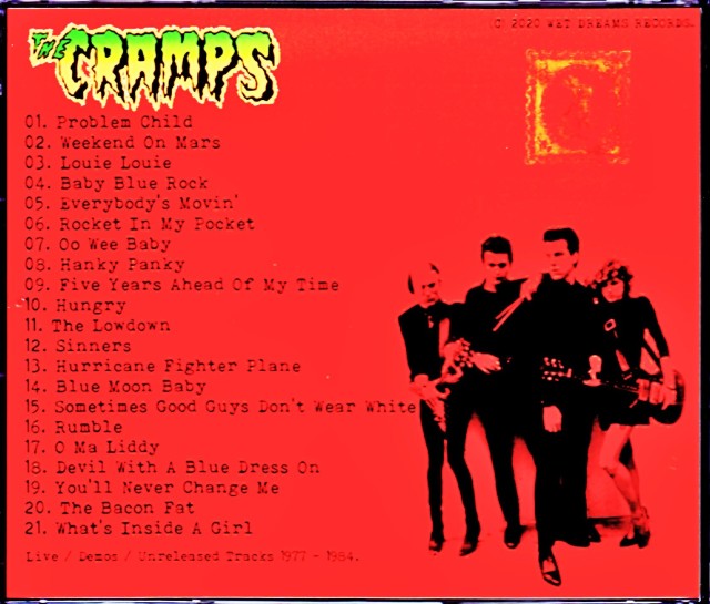 Cramps クランプス/Live,Demos and Unreleased Tracks 1977-1984