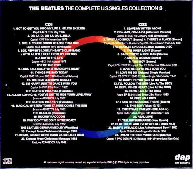 Beatles ビートルズ/Complete U.S. Singles Collection Vol.3 Upgrade