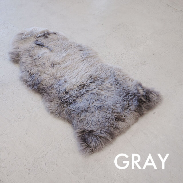 洗えるムートン ラグ 1.5匹サイズ 長毛タイプ ニュージーランド産 60x120cm