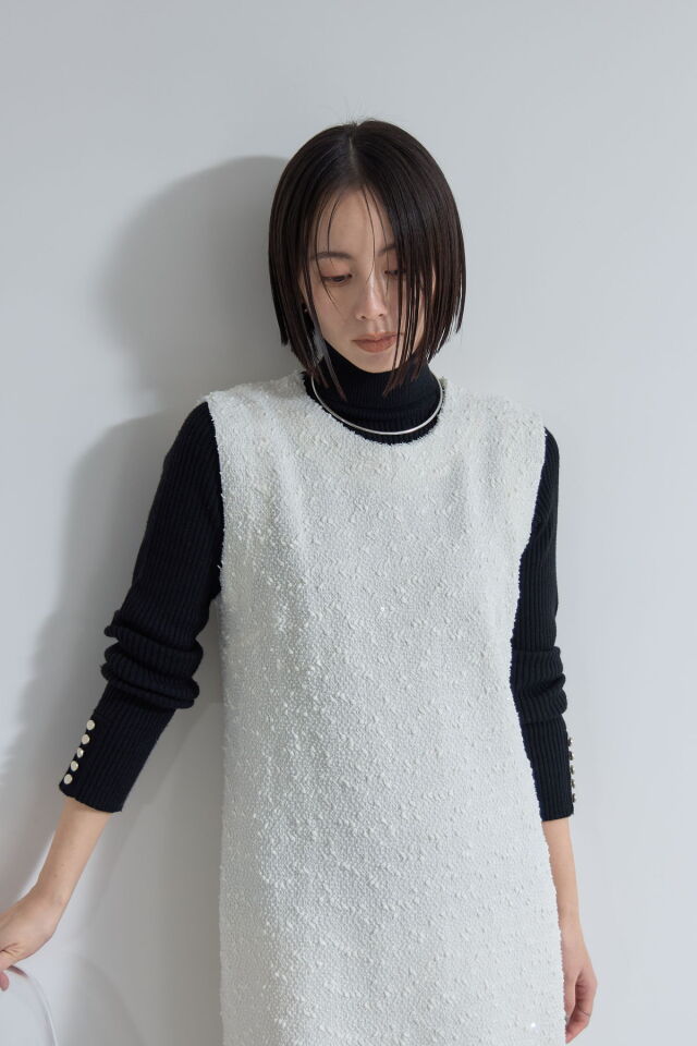 ツイードノースリーブワンピース※一部店舗のみ入荷