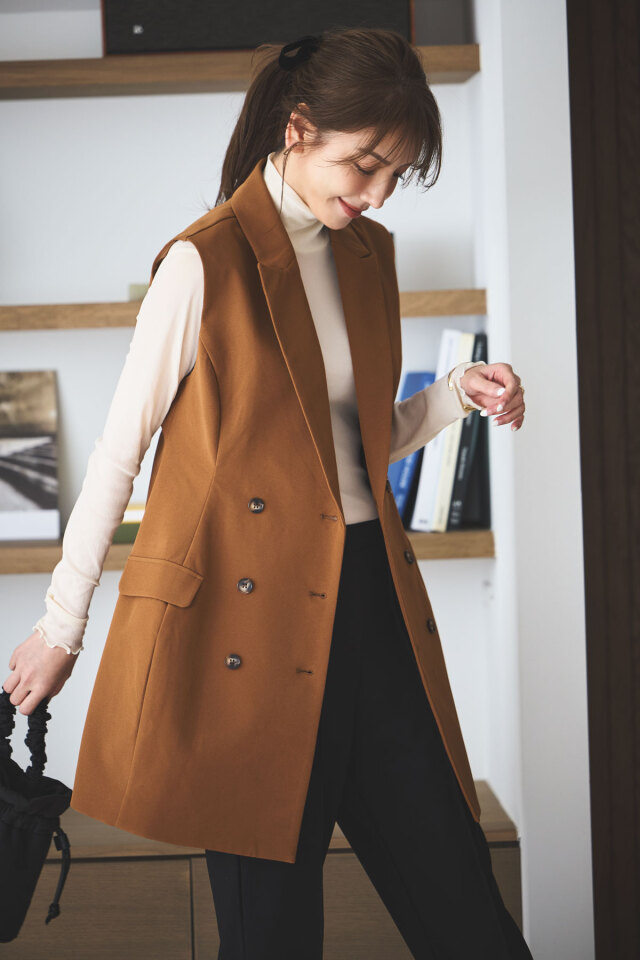 美香さんコラボ】ジレミニワンピース