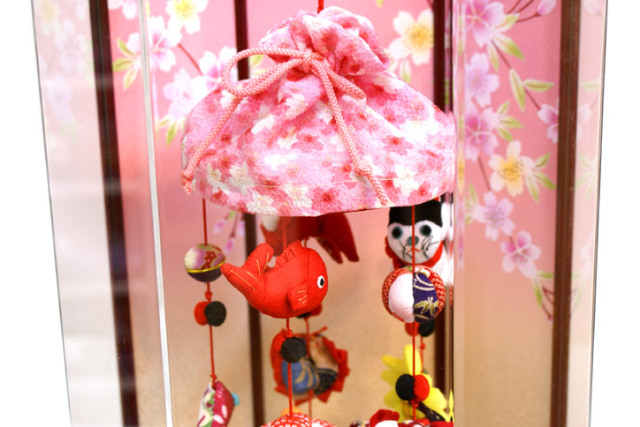 雛人形 久月作 吊るし雛 ケース飾り（TKH-1） ひな人形,さげもん