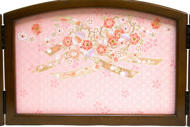 雛人形 吉徳大光 木目込み人形 親王平飾り(331-749)/ひな人形