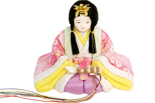 雛人形 吉徳監修 柿沼東光作「吉祥雛」 木目込み人形 親王平飾り(331