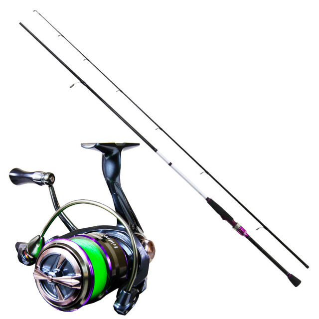 Friday エギングロッド ＆ ライン付きリール セット (egingset-088