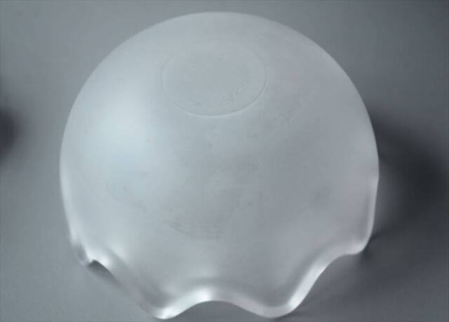 デンマーク製 Holmegaard 卵型 ガラスの容器 8.5径 ホルムガード 小物