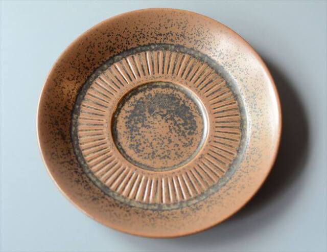 デンマーク製 KNABSTRUP Noddebo ブラウン カップ&ソーサー ナブ