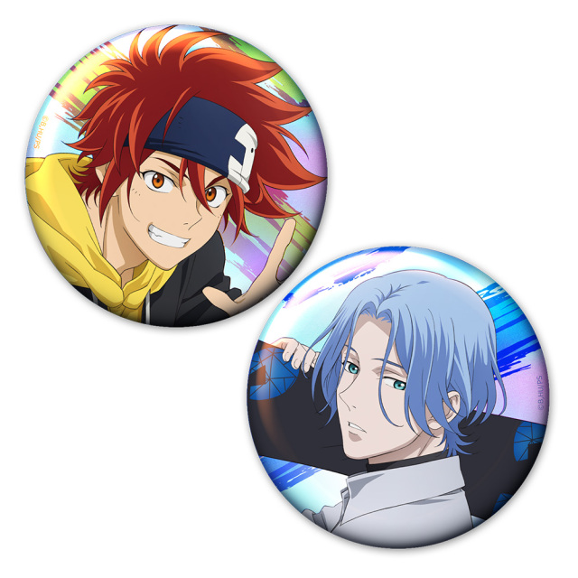 SK∞ エスケーエイト オーロラ缶バッジ2個セット 暦＆ランガ vol.1