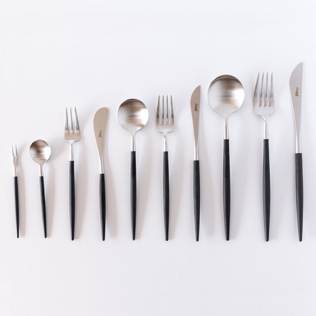 Cutipol クチポール｜GOA ブラック×シルバー COMFOTA 北欧雑貨店