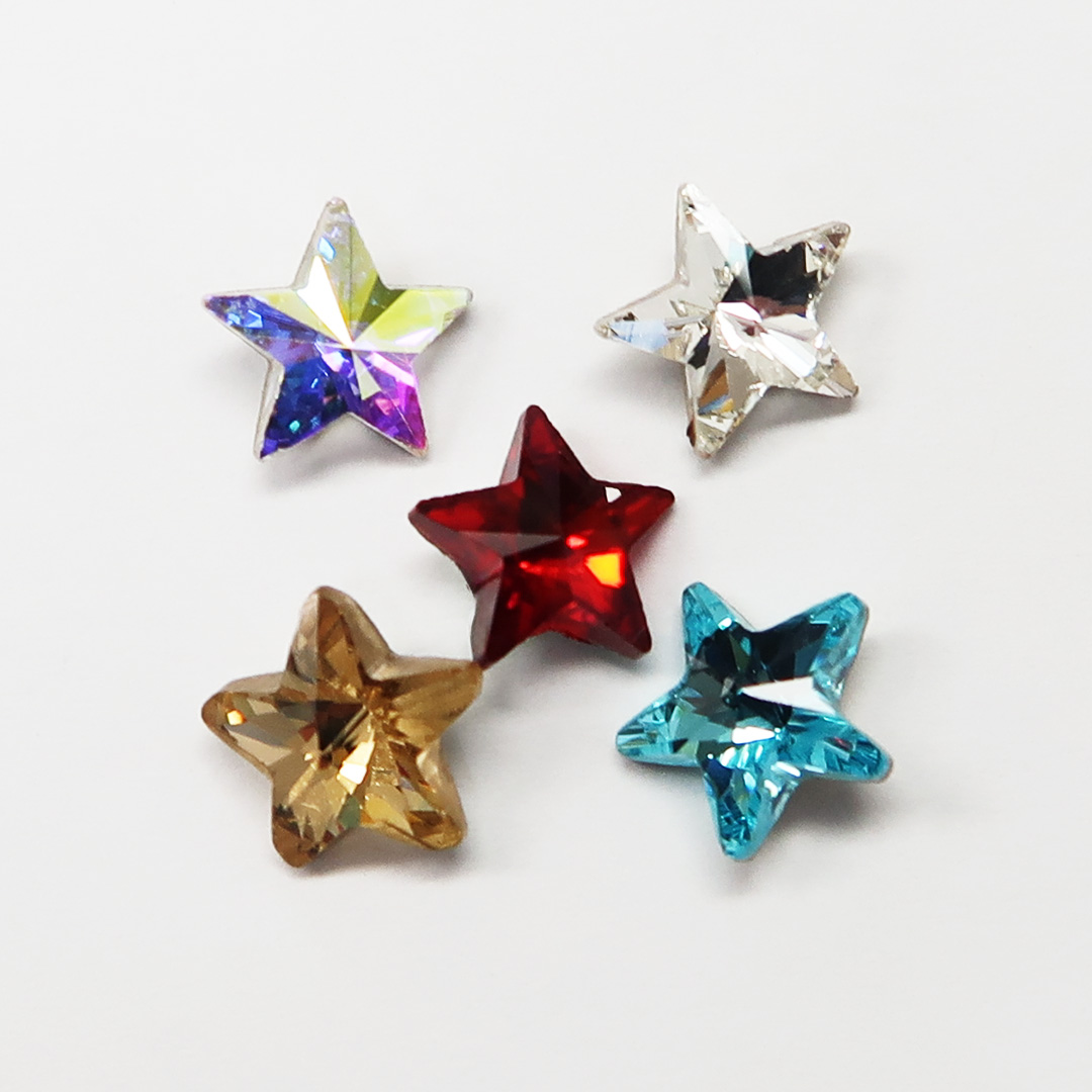 AURORA（ファンシーストーン/埋め込み用）A4745 スター型 5色アソート