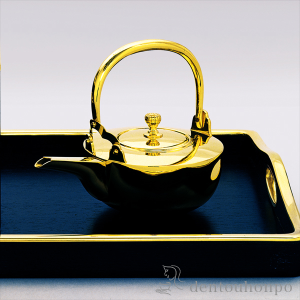 送料無料】 純金 銚子セット / お正月 新年 おとそ とそ器 日本酒