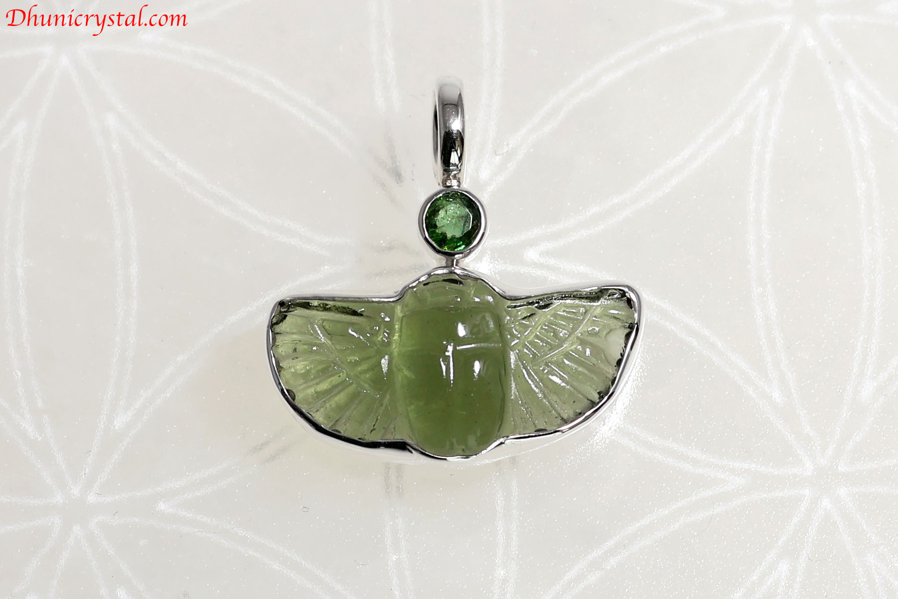 スターボーンペンダント【モルダバイト】(A509)