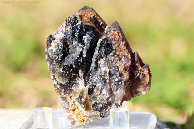 ガレナ原石/方鉛鉱/水晶＆チャルコパイライト共生(P827)