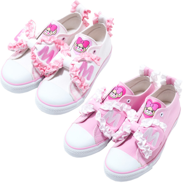 アースマジック EARTHMAGIC キャンバス地リボンスリッポン シロ