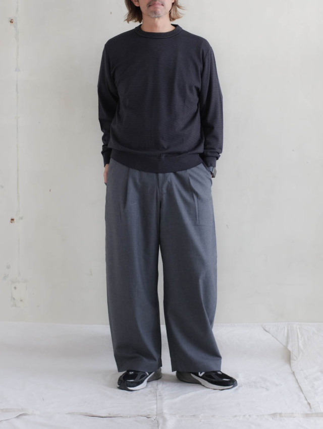 HEUGN ユーゲン｜Roger Boader Wool T ブラック