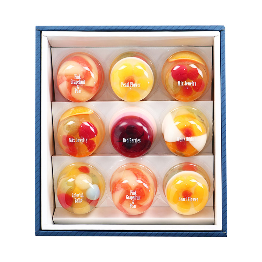 軽井沢ファーマーズギフトのデザート ミックスゼリー9個セット