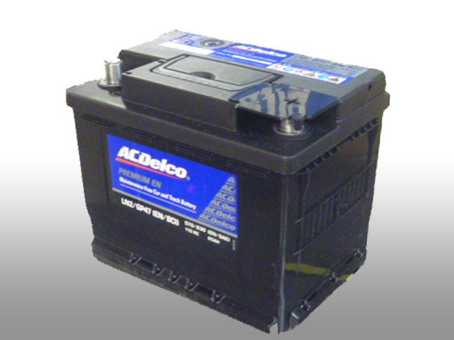 メンテナンスフリーバッテリーLN2/ACデルコ製