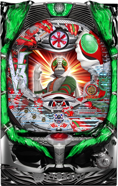 ベルト役物不問】京楽 CRぱちんこ仮面ライダーV3 中古パチンコ実機 [枠