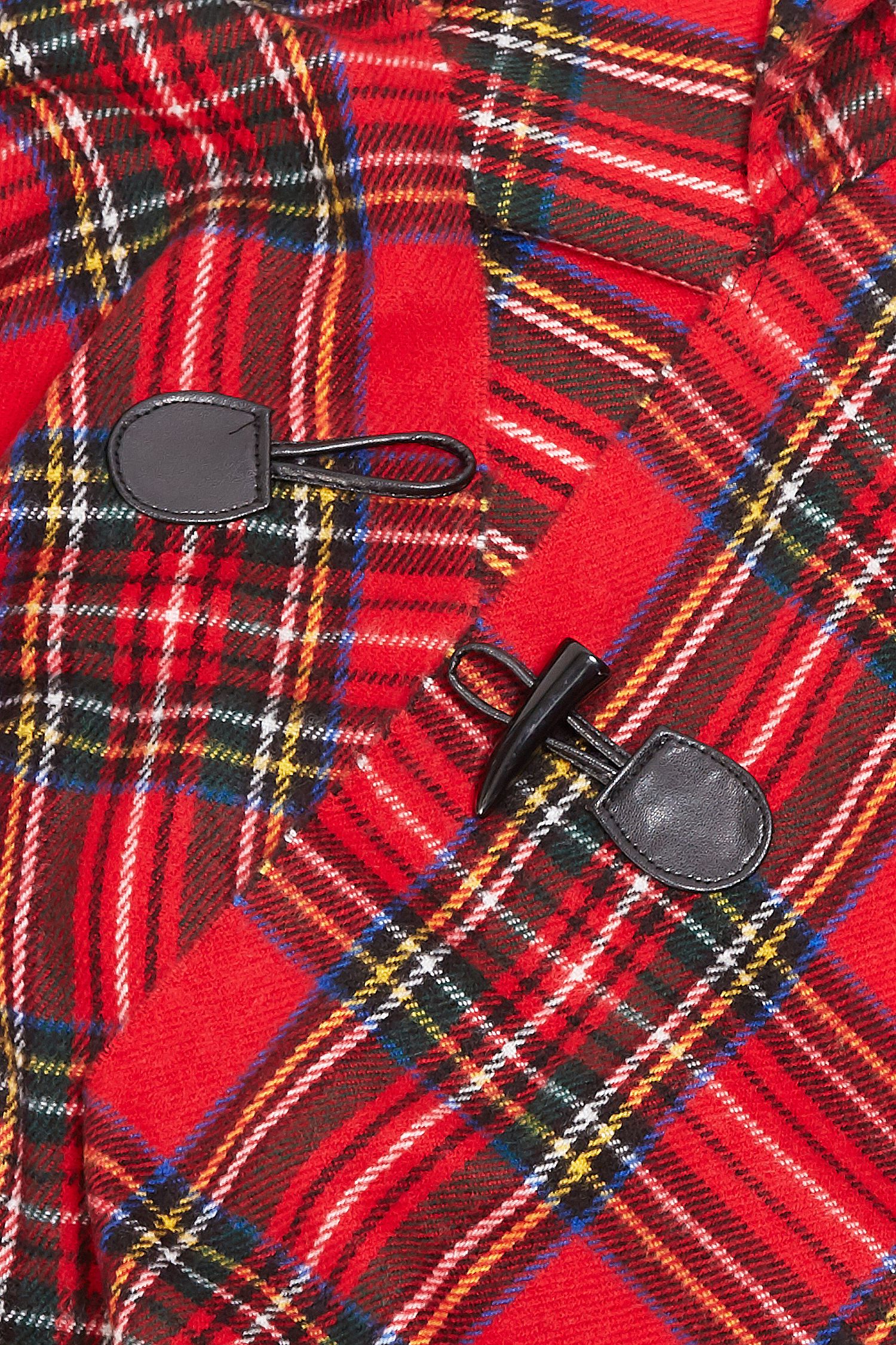 タータンチェック柄トグルフードポンチョ ankoROCK(アンコロック