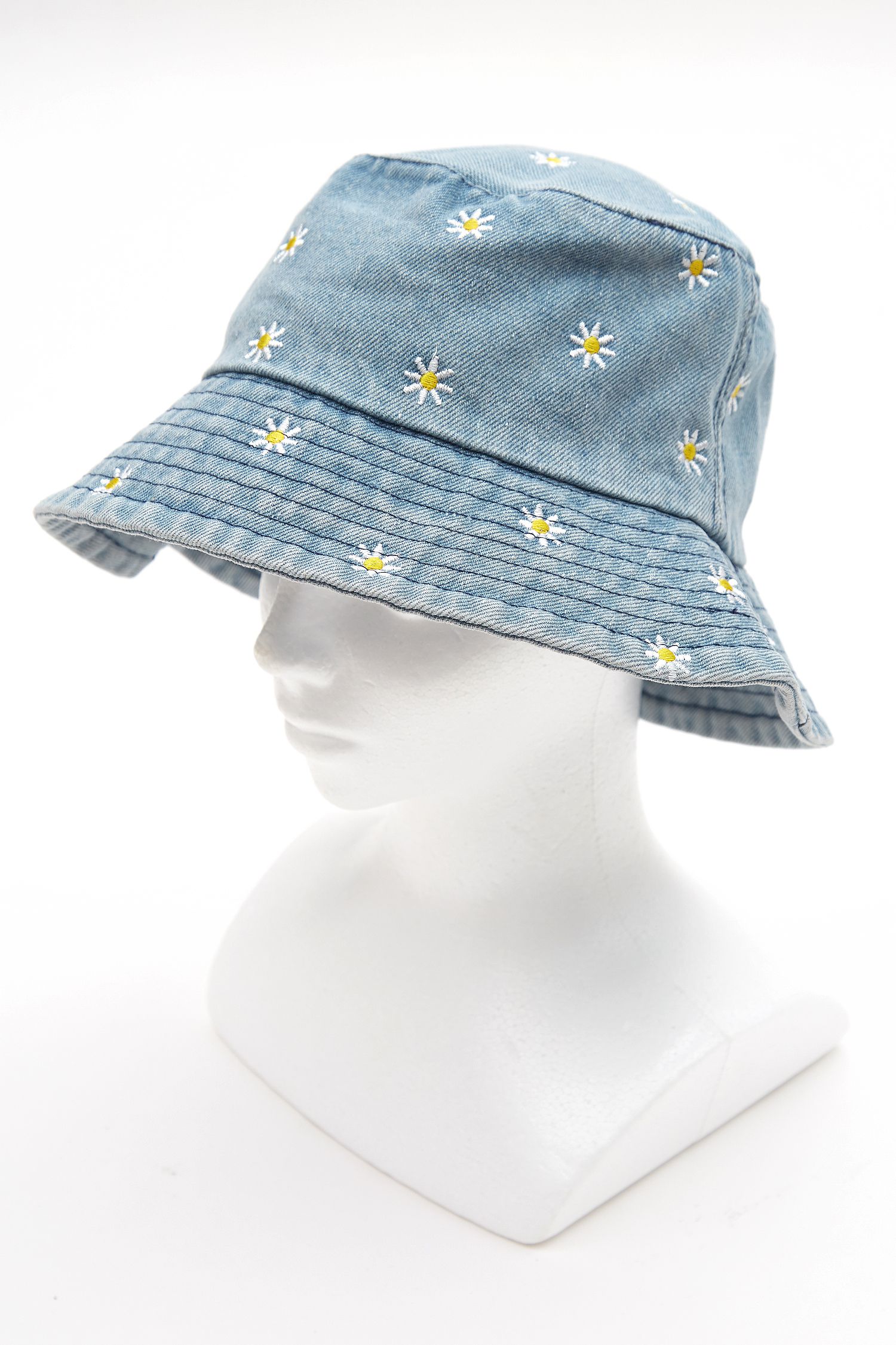 花柄刺繍デニムハット / バケハ バケットハット ankoROCK(アンコロック