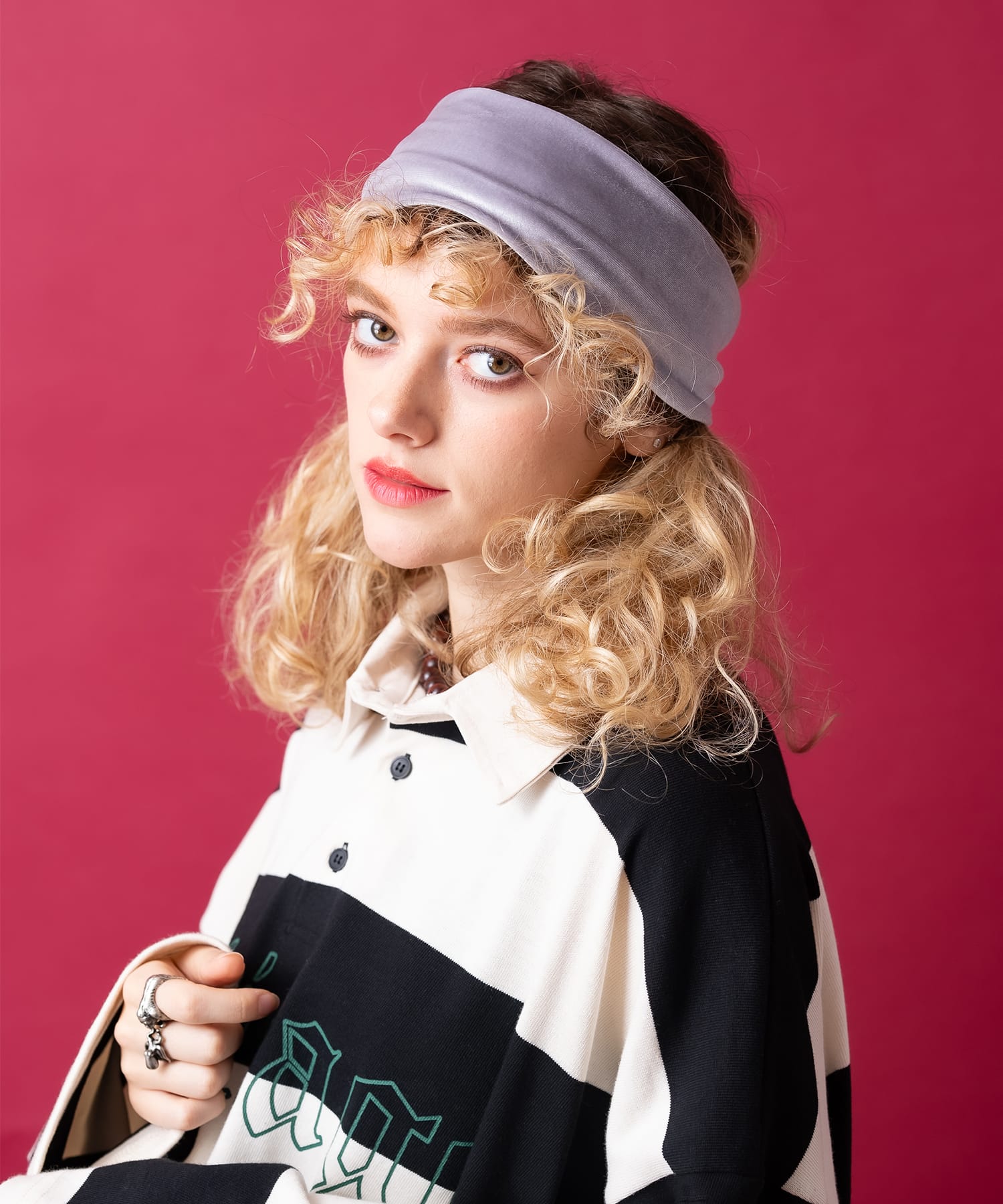 ベロアヘアバンド / レディース メンズ ユニセックス ヘッドバンド