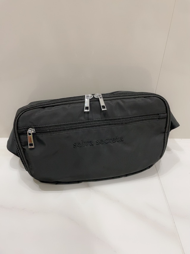 selva secreta】WAIST POUCH(black×black)