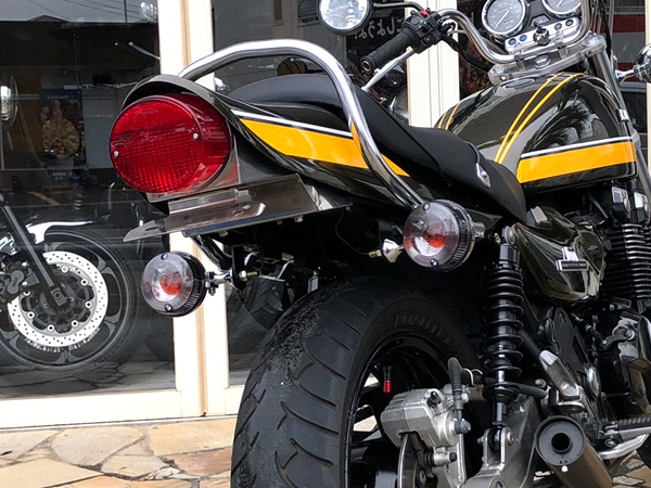 Z1 Z2 純正タイプ ウインカー スモークレンズ ショートステー付 2個セット