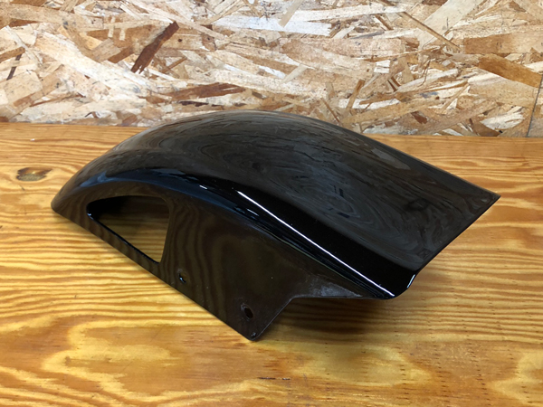 ゼファー400 ゼファーχ フロントフェンダー BEET風 ブラック塗装 取付