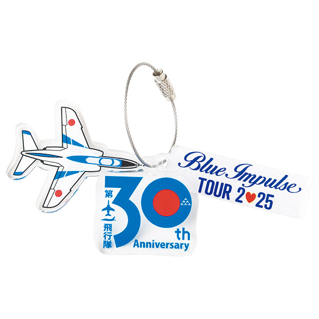 ブルーインパルス グッズ】アクリルキーチェーン 第11飛行隊30周年ロゴ