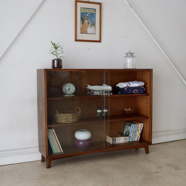 ヴィンテージ ブックケース【ガラス】 商品番号【021013