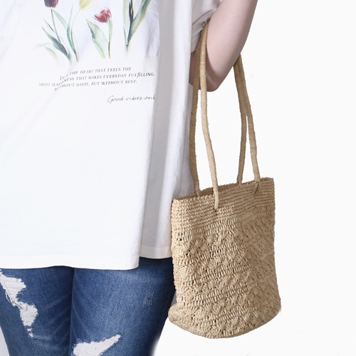 送料無料・消費税込】IVAHONA/イヴァオナ ラフィア かごバッグ