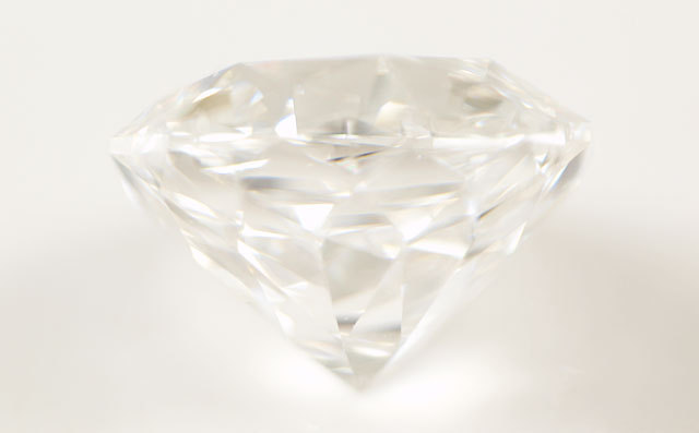 86面体(12角形)カット】 天然ダイヤモンド ルース(裸石) 0.463ct, G