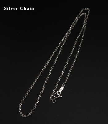 Silver Chain シルバーチェーン|ネックレスチェーン|50cm|小豆|あずき
