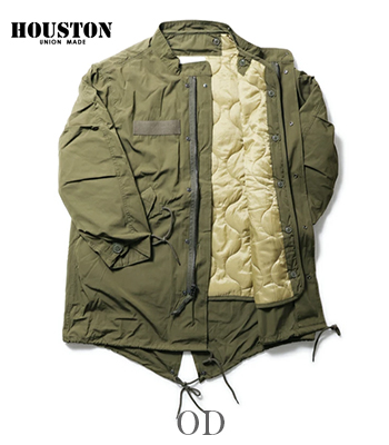 HOUSTON ヒューストン フィールドジャケット|ミリタリーコート『3WAY M
