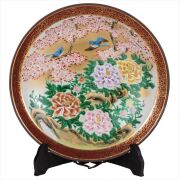 贈り物、ご贈答品に気品漂う九谷焼の飾皿 【九谷焼販売のうつわの五彩庵】