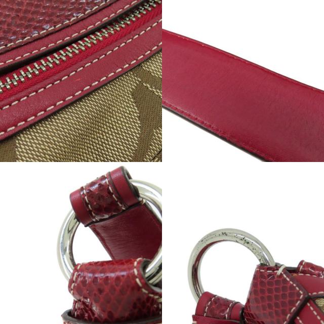 COACH コーチ 10086 シグネチャー パッチワーク ハンドバッグ