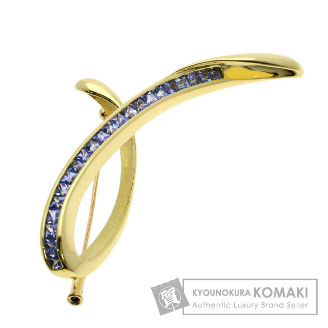 ブローチk18 シッポウパンジー